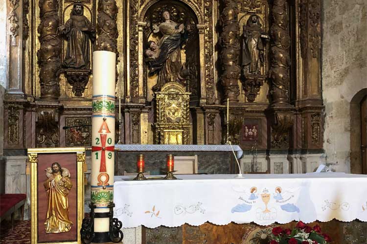 Church on the Camino to Santiago de Compostela