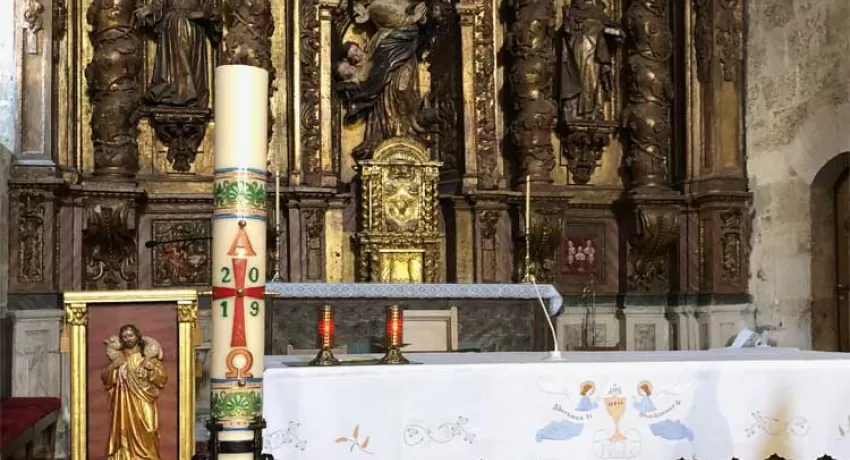 Church on the Camino to Santiago de Compostela