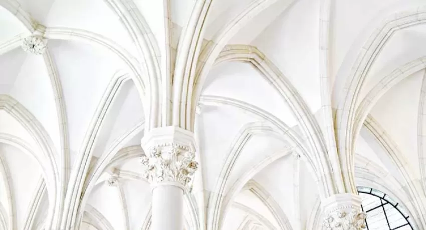 White Gothic Ceiling