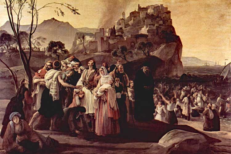 Persians Invade Palestine by Francesco Hayez